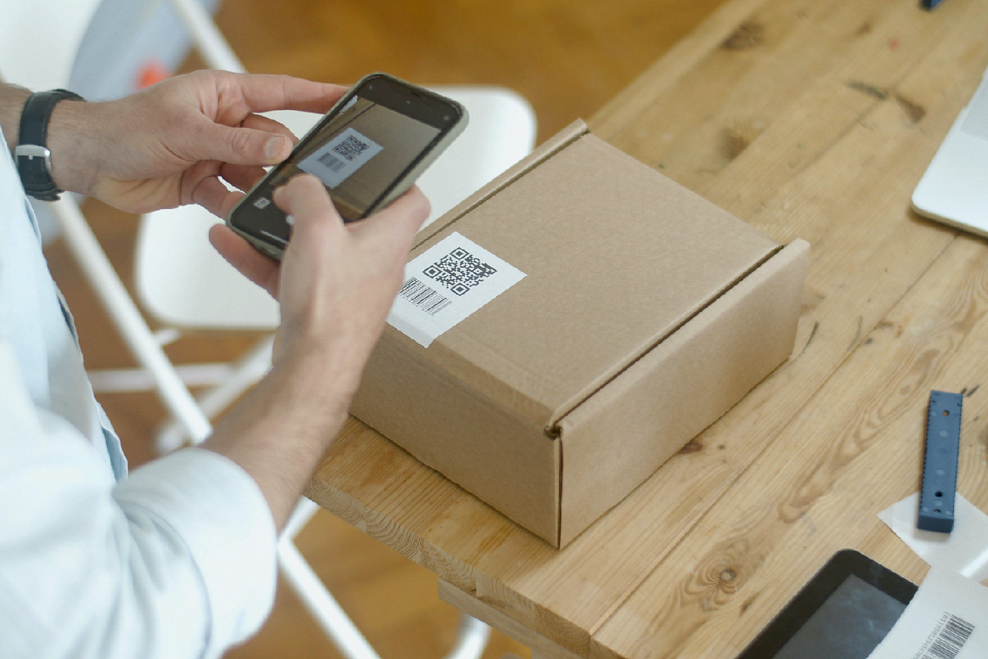 escaneando código qr